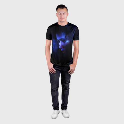 Мужская футболка 3D Slim Euphoria, цвет 3D печать - фото 4