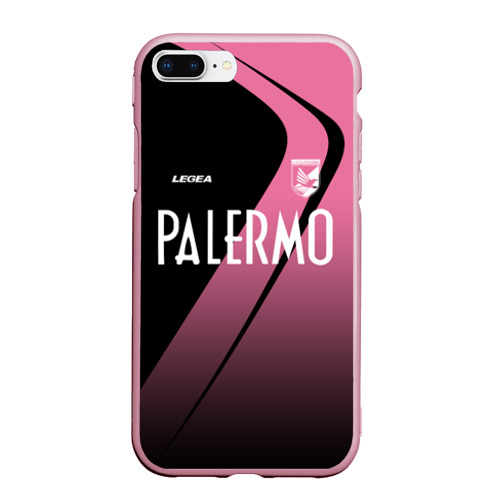 Чехол для iPhone 7Plus/8 Plus матовый PALERMO FC, цвет розовый