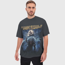 Мужская футболка oversize 3D Powerwolf - фото 2