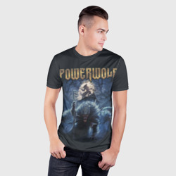 Мужская футболка 3D Slim Powerwolf - фото 2