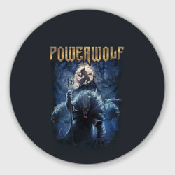Круглый коврик для мышки Powerwolf