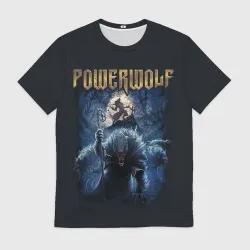 Мужская футболка 3D Powerwolf
