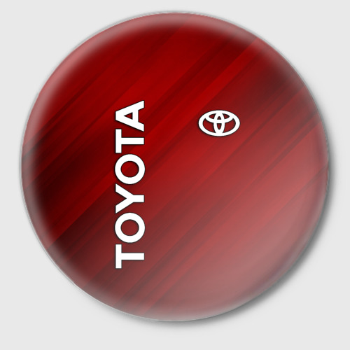 Значок Toyota, цвет белый