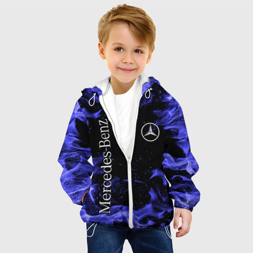 Детская куртка 3D Mercedes, цвет белый - фото 3