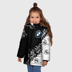 Зимняя куртка для девочек 3D БМВ - фото 2