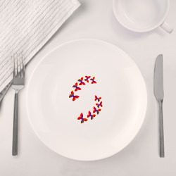 Набор: тарелка + кружка Бабочки  - фото 2