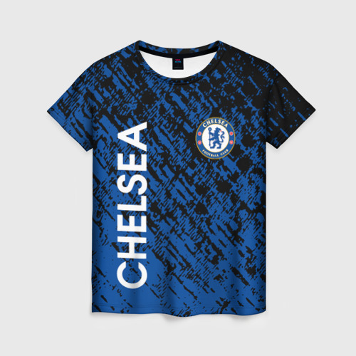Женская футболка 3D с принтом Chelsea, вид спереди #2