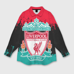 Мужская рубашка oversize 3D Liverpool