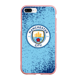 Чехол для iPhone 7Plus/8 Plus матовый Manchester city