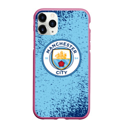 Чехол для iPhone 11 Pro Max матовый Manchester city