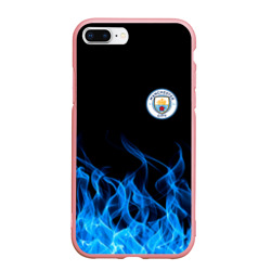 Чехол для iPhone 7Plus/8 Plus матовый Manchester city