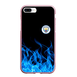 Чехол для iPhone 7Plus/8 Plus матовый Manchester city