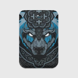 Картхолдер Magsafe магнитный Дикий медведь с узорами славянский