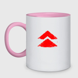 Кружка двухцветная Ghost of Tsushima Red Logo