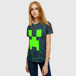 Женская футболка 3D Minecraft Майнкрафт - фото 2