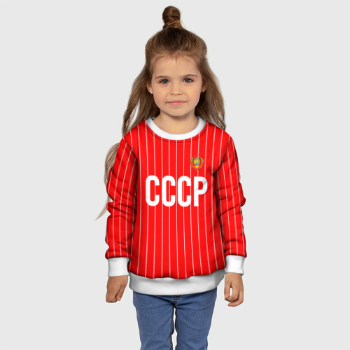 Детский свитшот 3D Форма сборной СССР, цвет 3D печать - фото 7