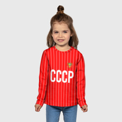 Детский лонгслив 3D Форма сборной СССР - фото 2