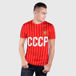 Мужская футболка 3D Slim Форма сборной СССР - фото 2