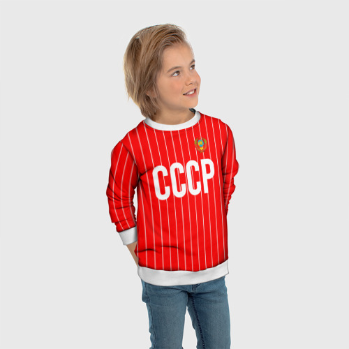 Детский свитшот 3D Форма сборной СССР, цвет 3D печать - фото 5