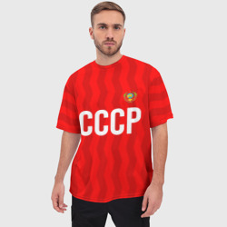 Мужская футболка oversize 3D Форма сборной СССР - фото 2