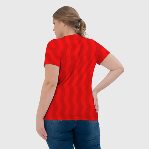 Женская футболка 3D Форма сборной СССР - фото 7