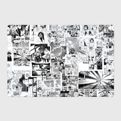 Магнитный плакат 3Х2 Manga monochrome pattern