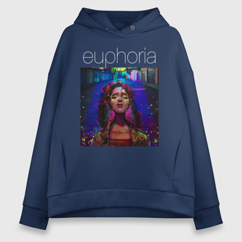 Женское худи Oversize хлопок Euphoria