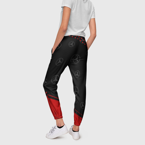 Женские брюки 3D Мерседес, цвет 3D печать - фото 4