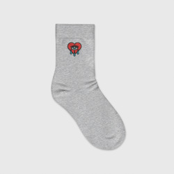 Детские носки с вышивкой Crying heart