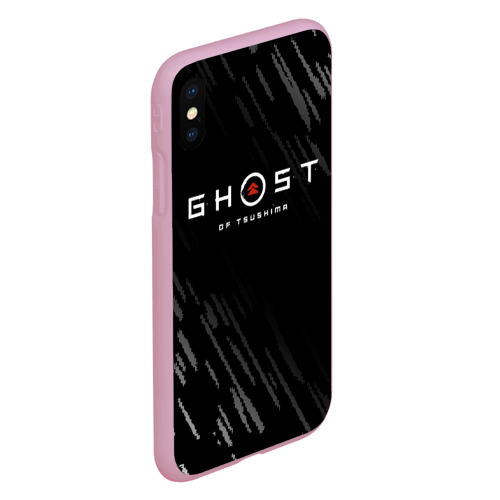 Чехол для iPhone XS Max матовый Ghost of Tsushim, цвет розовый - фото 3