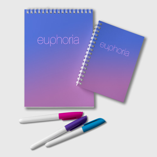 Блокнот Euphoria, цвет белый