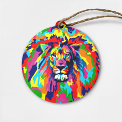 Деревянная игрушка круг Лев Artistic Art