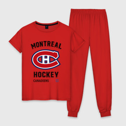 Женская пижама хлопок Montreal Canadiens