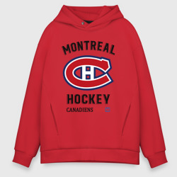 Мужское худи Oversize хлопок Montreal Canadiens