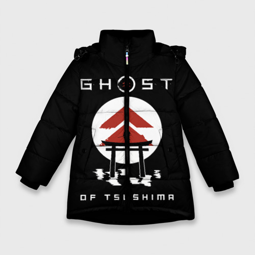 Зимняя куртка для девочек 3D Ghost of Tsushima