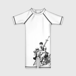 Детский купальный костюм 3D Берсерк сидит