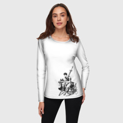 Женский лонгслив 3D Берсерк сидит - фото 2