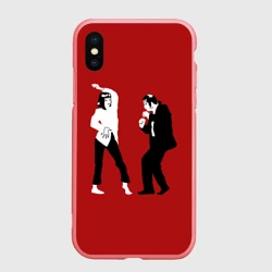 Чехол для iPhone XS Max матовый Криминальное чтиво - танец Мии