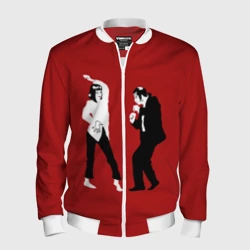Мужской бомбер 3D Криминальное чтиво - танец Мии