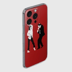 Чехол для iPhone 16 Pro Max силиконовый с защитой камеры Криминальное чтиво - танец Мии - фото 2