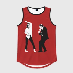 Мужская спортивная майка 3D Криминальное чтиво - танец Мии