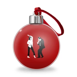 Ёлочный шар Криминальное чтиво - танец Мии