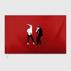 Флаг 3D Криминальное чтиво - танец Мии