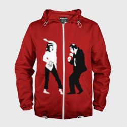 Мужская ветровка 3D Криминальное чтиво - танец Мии