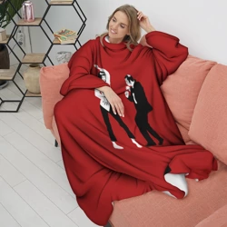 Плед с рукавами Криминальное чтиво - танец Мии - фото 2