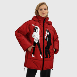 Женская зимняя куртка Oversize Криминальное чтиво - танец Мии - фото 2
