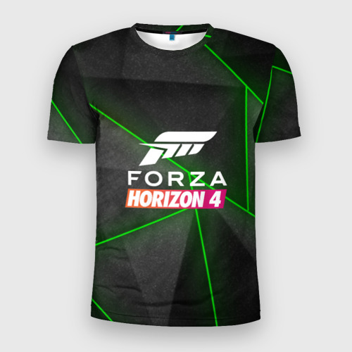 Мужская футболка 3D Slim Forza Horizon 4 Hi-tech, цвет 3D печать