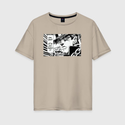 Женская футболка хлопок Oversize О нет, это Джотаро!