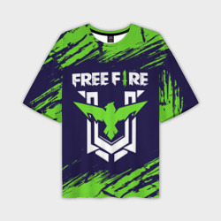 Мужская футболка oversize 3D Free fire Фри фаер