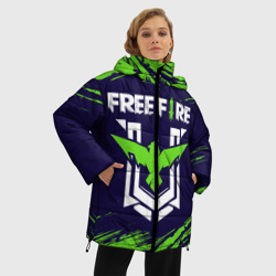Женская зимняя куртка Oversize Free fire Фри фаер - фото 2